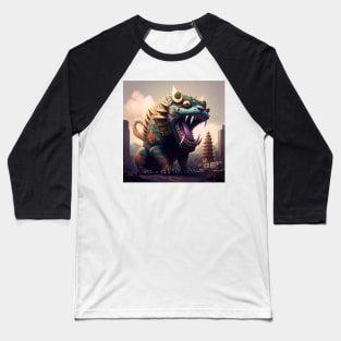 Catzilla ancestral Baseball T-Shirt